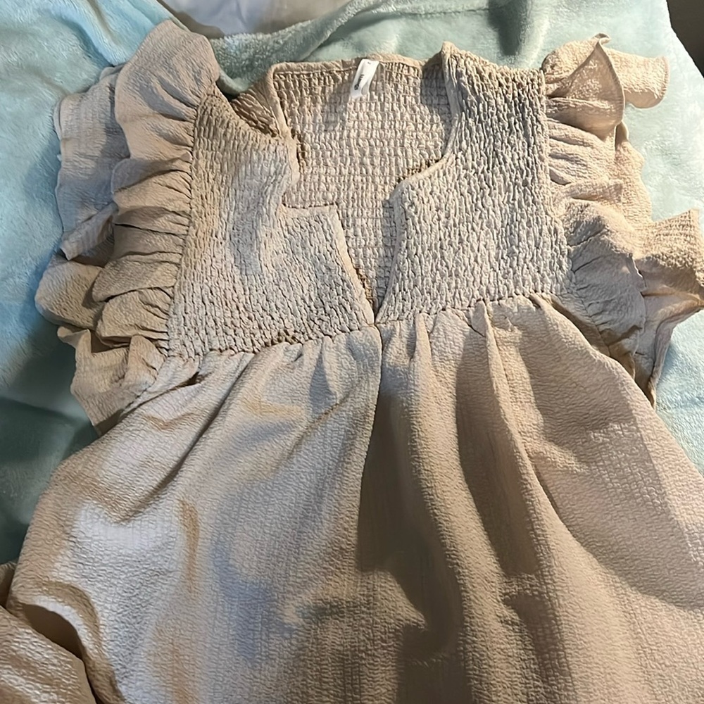 Nude color blouse